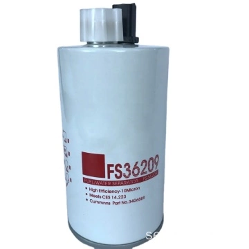 Anpassningsbar grävmaskin bränslefilter vattenavskiljare FS36209